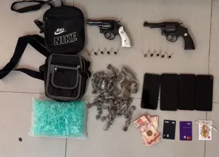 Confronto com a PM termina com dois mortos e apreensão de armas e drogas em Eunápolis.