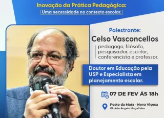 Congresso de professores da rede municipal de Nova Viçosa: Inovação da prática pedagógica