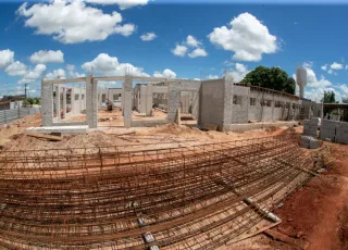 Construção da nova UBS do bairro Bela Vista avança e já atinge 42% de execução