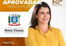 Contas  de 2021 da Prefeitura de Nova Viçosa, sob gestão da Prefeita Luciana Machado são aprovadas 