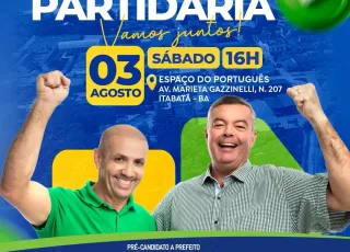 Convenção partidária que irá confirmar o nome de Gelson da Padaria como candidato a prefeito de Mucuri acontece no sábado, 03