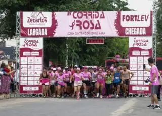 Corrida Rosa celebra esporte e reforça importância da prevenção do câncer de mama  em Teixeira de Freitas