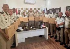 CPR-ES entrega antenas Starlink às unidades operacionais do Extremo Sul