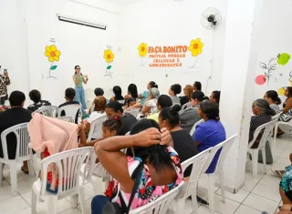 CRAS Liberdade promove atividade de conscientização sobre proteção de crianças e adolescentes 