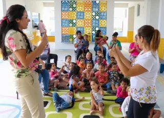 Creche Municipal Emanuelle Matos Rodrigues recebe crianças com muito aprendizado e diversão no primeiro dia de aula