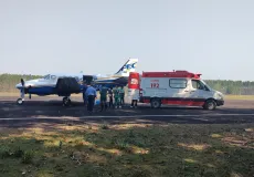 Criança de 4 anos é transferida em UTI Aérea com urgência de Mucuri para Salvador