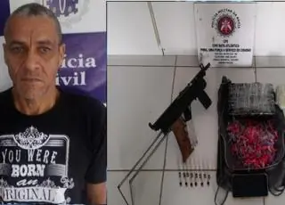 Criminoso morre em troca de tiros com a CIPE/MA em Teixeira de Freitas. Submetralhadora e drogas são aprendidas