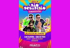 Cumuruxatiba celebra São Sebastião com shows e  tradição nos dias 18, 19 e 20