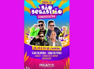 Cumuruxatiba celebra São Sebastião com shows e  tradição nos dias 18, 19 e 20