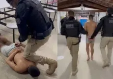 De cueca e sem saída: procurado do Baralho do Crime é preso após invadir escola em fuga