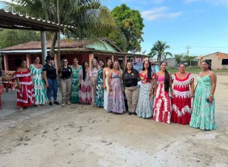 DEAM DE PORTO SEGURO REALIZA PALESTRA NA COMUNIDADE CIGANA