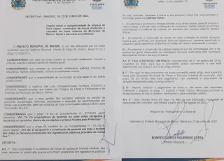 Decreto institui multa para proprietários que não murarem terrenos abandonados até 30 de novembro de 2022 no município de Mucuri