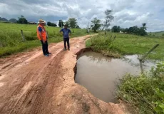 Defesa Civil intensifica vistorias após chuvas na zona rural de Teixeira de Freitas