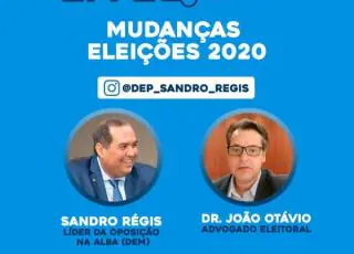 Deputado Sandro Régis recebe o advogado eleitoral Dr. João Otávio para live