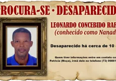 Desaparecido há 10 dias, morador de Caravelas some em Teixeira de Freitas