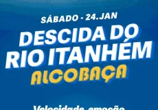 Descida do Rio Itanhém promete adrenalina e emoção em Alcobaça.