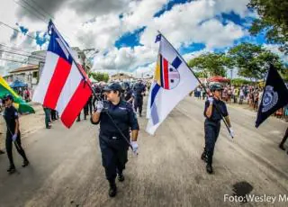 Desfile Cívico de 7 de setembro inicia a partir das 8h em Teixeira de Freitas