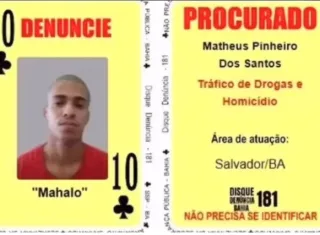 Dez de Paus do Baralho do Crime da SSP/BA é preso no Paraná