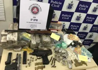 Dez presos e 13 kg de droga apreendidos durante operação em Santa Cruz Cabrália