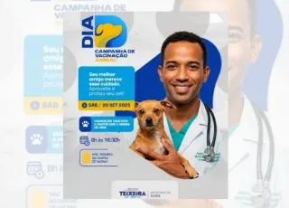 Dia D da Vacinação Animal acontece neste sábado em Teixeira de Freitas