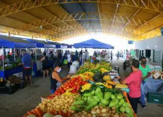 Dia de feira livre em Caravelas foi marcado por muita orientação sobre os cuidados para evitar o coronavírus