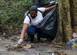 Dia Mundial da Água: Prefeitura de Teixeira realiza mutirão de limpeza das nascentes do Córrego Charqueada