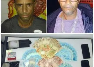 Dois elementos são presos passando dinheiro falso no são João de Itamaraju