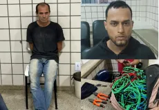 Dois indivíduos são presos pela PM com fios furtados em obras de condomínio de luxo em Teixeira de Freitas