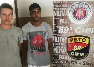 Dois jovens são presos com drogas em Itabatã
