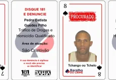 Dois novos foragidos passam a integrar o Baralho do Crime do Disque Denúncia