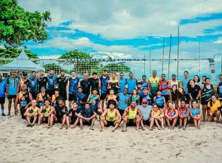 Domingo de espetáculo: Torneio de Vôlei de Praia marca os Jogos de Verão em Alcobaça