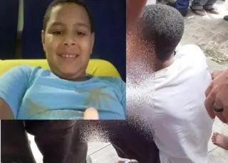 Uma criança de 09 anos e um adolescente de 13 foram mortas a tiros em frente de casa no interior da Bahia.