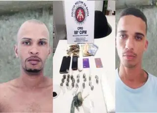 Duas pessoas são presas por policiais da 88ª CIPM por tráfico de drogas em Alcobaça