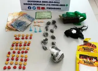 Dupla acusada de tráfico de drogas é presa em Itabatã