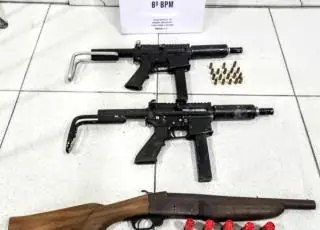 Dupla é presa com vasto armamento em Porto Seguro