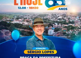 É hoje! Sérgio Lopes se apresenta em comemoração ao 65º aniversário de Medeiros Neto e você é nosso convidado