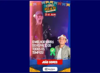 É Oficial! João Gomes confirmado no melhor Forró do Asfalto de todos os tempos em Nova Viçosa!