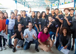 Edição do Prefeito na Escola ocorre na Escola Municipal São Lourenço em Teixeira de Freitas