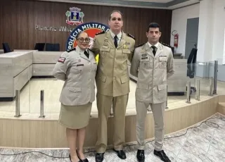 Em Alcobaça Prefeito Zico de Baiato prestigia solenidade para troca de comando da 88ª CIPM