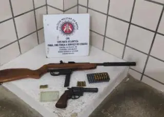 Em continuidade da Operação Aerarium, Polícia apreende armas de fogo no interior de Jucuruçu
