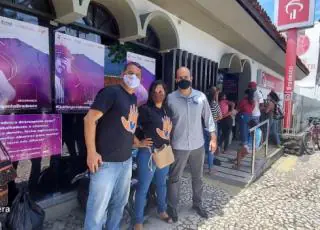 Em protesto contra demissões e metas abusivas, Sindibancários promove manifesto no Bradesco de Porto Seguro