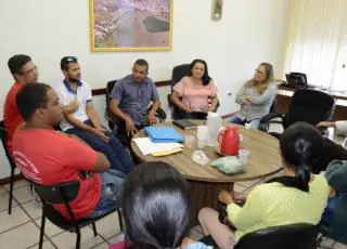 Em reunião com a prefeita Jadina, Presidente do SINTRASPESB elogia gestão pelo ‘maior reajuste salarial do Extremo Sul’