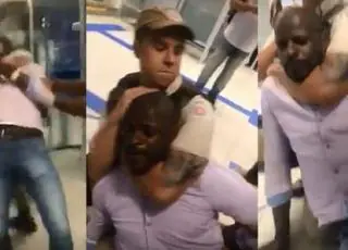 Empresário leva gravata na frente da filha e acusa banco e PM de racismo