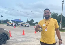 Encerramento da campanha ‘Maio Amarelo’ com blitz educativa sobre trânsito seguro reúne parceiros em Itabatã