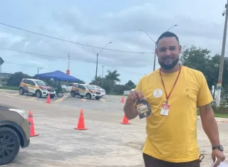 Encerramento da campanha ‘Maio Amarelo’ com blitz educativa sobre trânsito seguro reúne parceiros em Itabatã