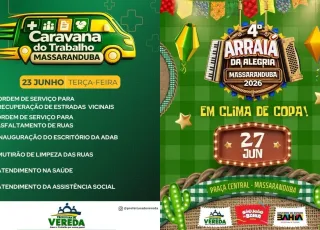 Entre obras e tradição: Massaranduba recebe Caravana do Trabalho e Arraiá da Alegria