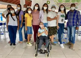 Equipe da Secretaria de Saúde de Lajedão promove atividades de conscientização para alunos da escola ACM