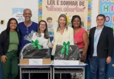Escola Municipal Hernani Saúde Ribeiro recebe novos computadores para apoio às atividades pedagógicas