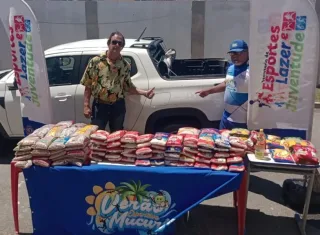 Esporte que transforma: alimentos arrecadados nos Jogos de Verão de Mucuri são destinados a famílias carentes