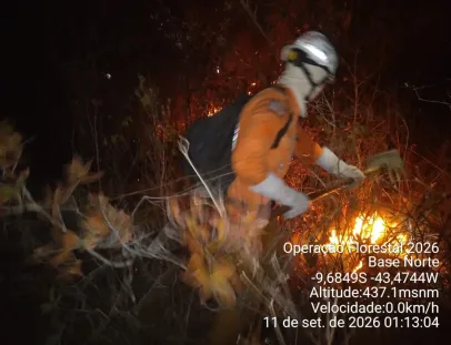 Estado da Bahia intensifica combate a incêndio florestal e protege comunidades no Norte baiano
